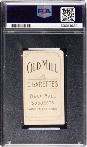 1909-11 T206 Al Bridwell (With Cap) Old Mill LA 25 PSA Good+ 2.5