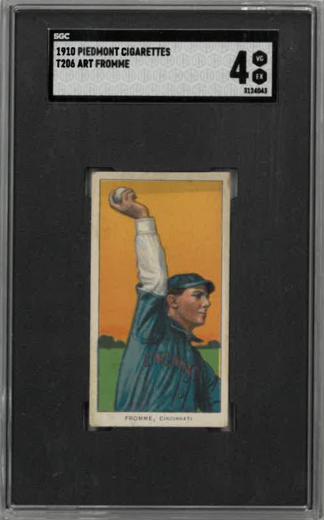 1909-1911 T206 Art Fromme Piedmont 350/25 SGC VG-EX 4