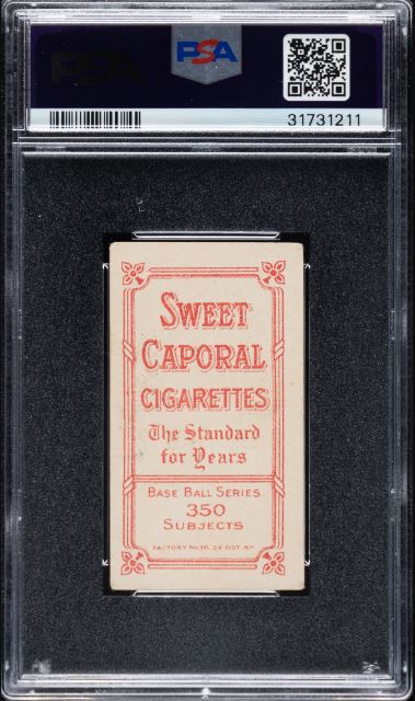 1909-1911 T206 Billy Nattress Sweet Caporal 350/30 PSA VG-EX 4