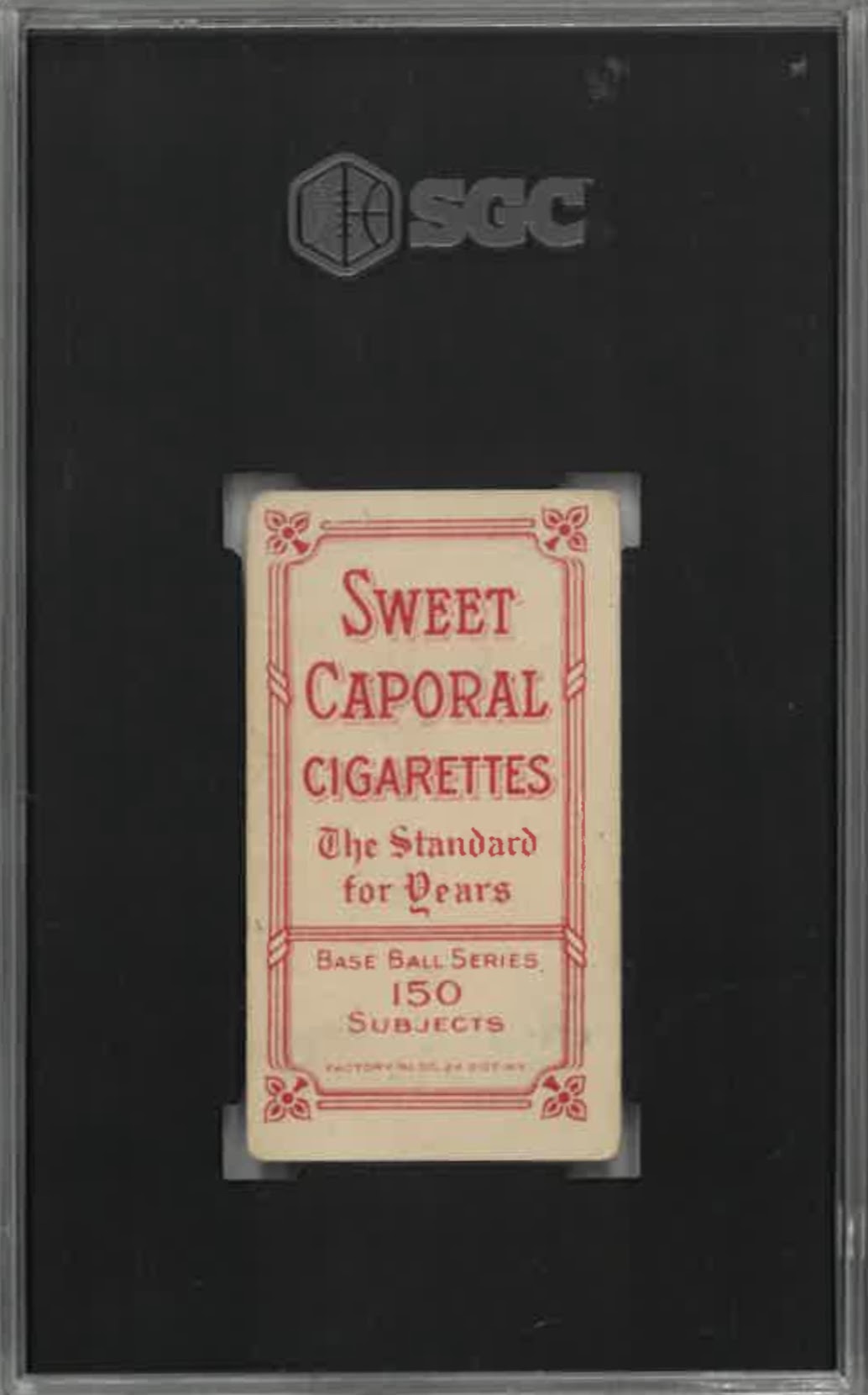 1909-11 T206 Bob Spade Sweet Caporal 150/30 SGC VG-EX 4