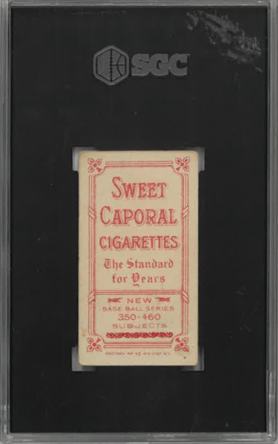 1909-11 T206 George Mullin (With Bat) Sweet Caporal 350-460/Factory 42 SGC VG/EX+ 4.5