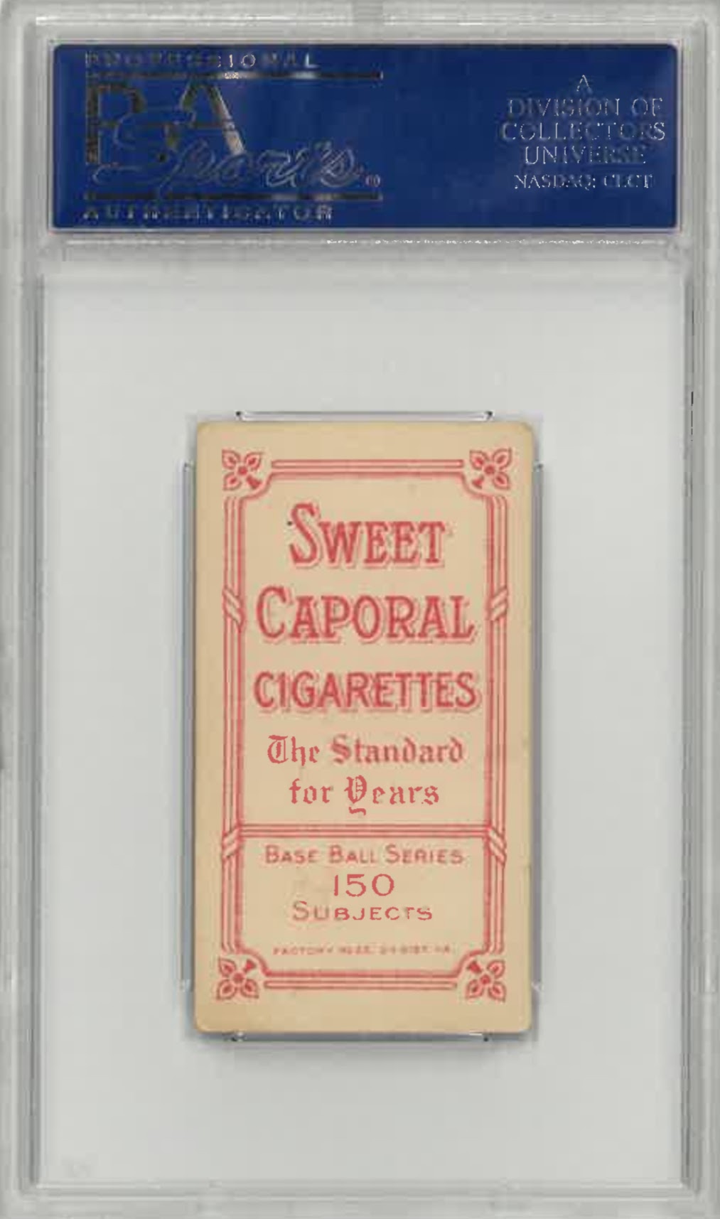 1909-11 T206 Germany Schaefer (Detroit) Sweet Caporal 150/25 PSA VG-EX 4