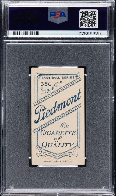 1909-1911 T206 Heinie Smith Piedmont 350/25 PSA VG 3