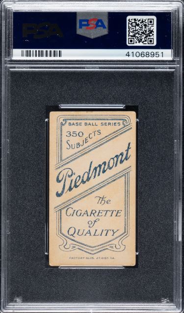 1909-1911 T206 Ira Thomas Piedmont 350/25 PSA VG 3