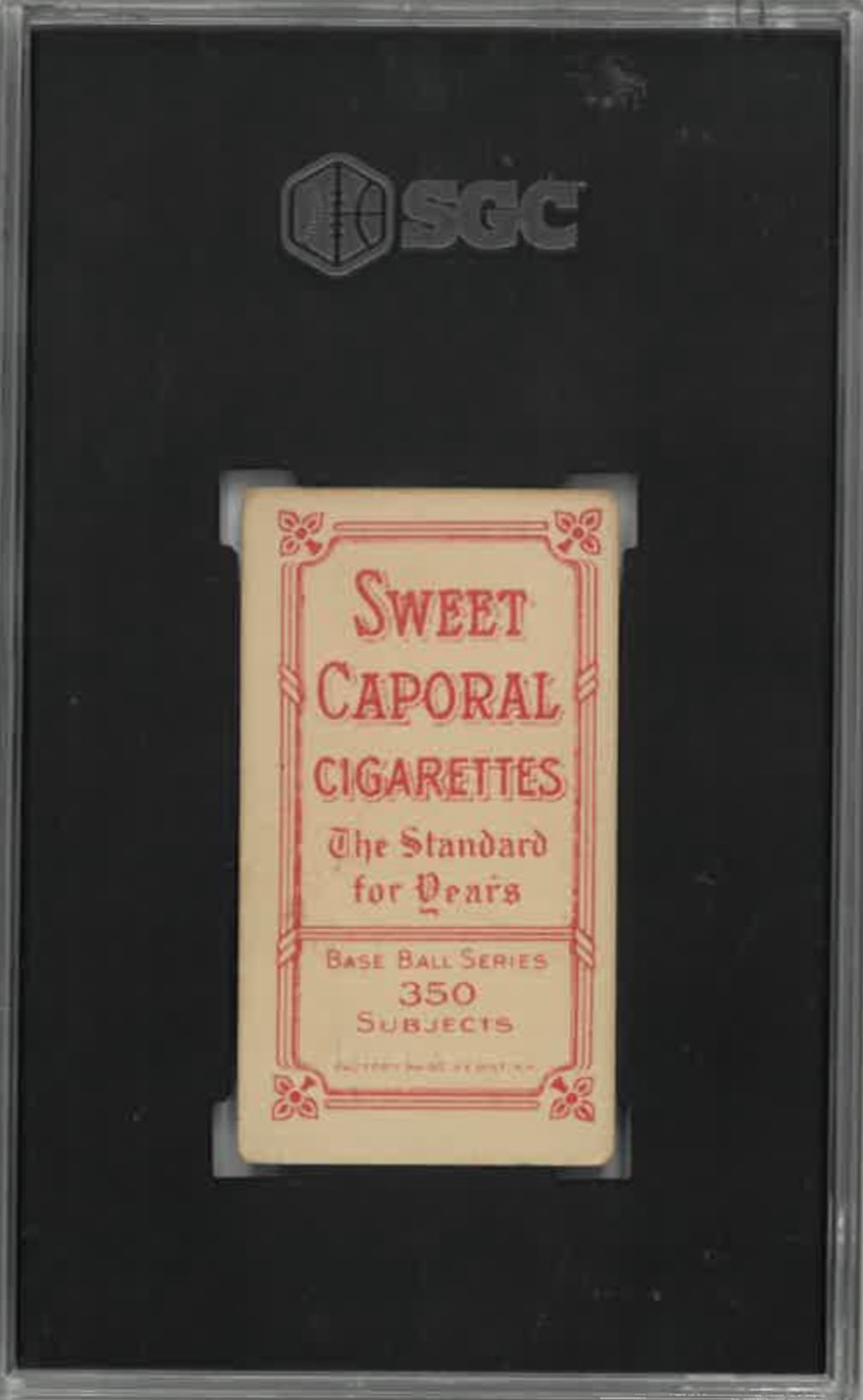 1909-11 T206 Lucky Wright Sweet Caporal 350/30 SGC VG/EX+ 4.5