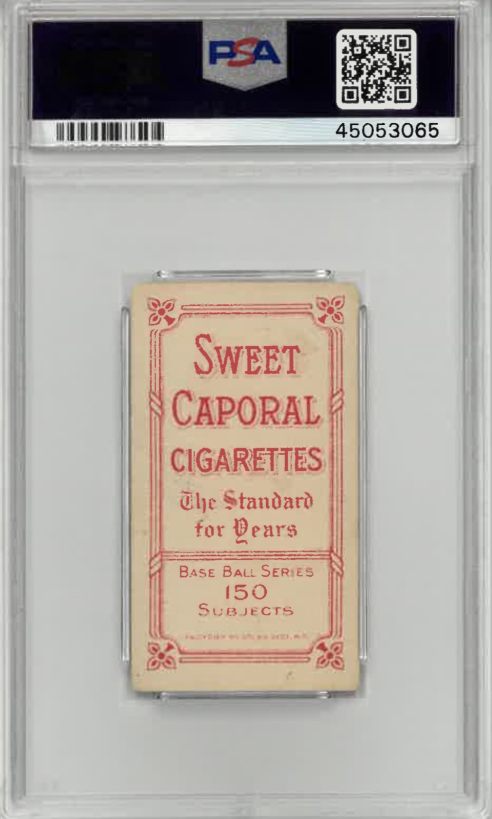 1909-1911 T206 Red Dooin Sweet Caporal 150/30 PSA VG-EX 4